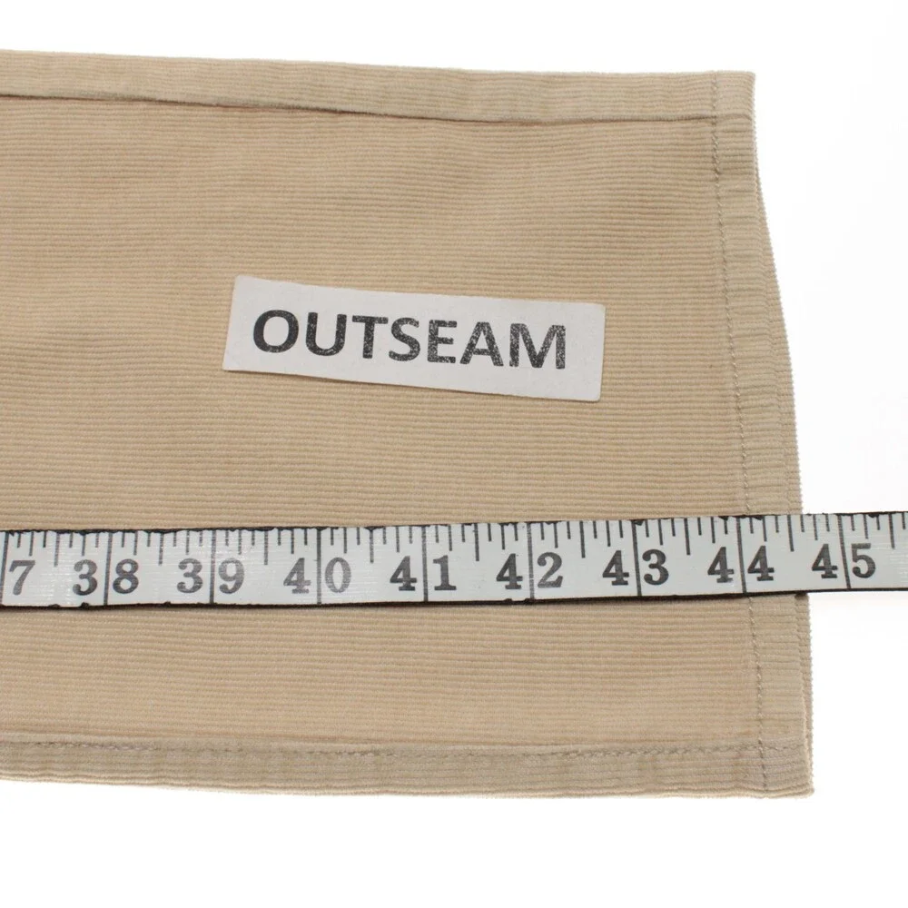 Peter Millar NWT 5 Pocket Jean Cut Corduroy Pants Size 38 US Beige Cotton Blend